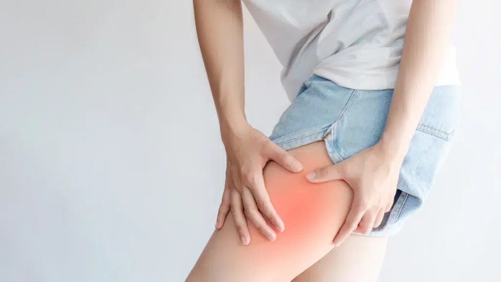 Récupération muscle cuisse kiné