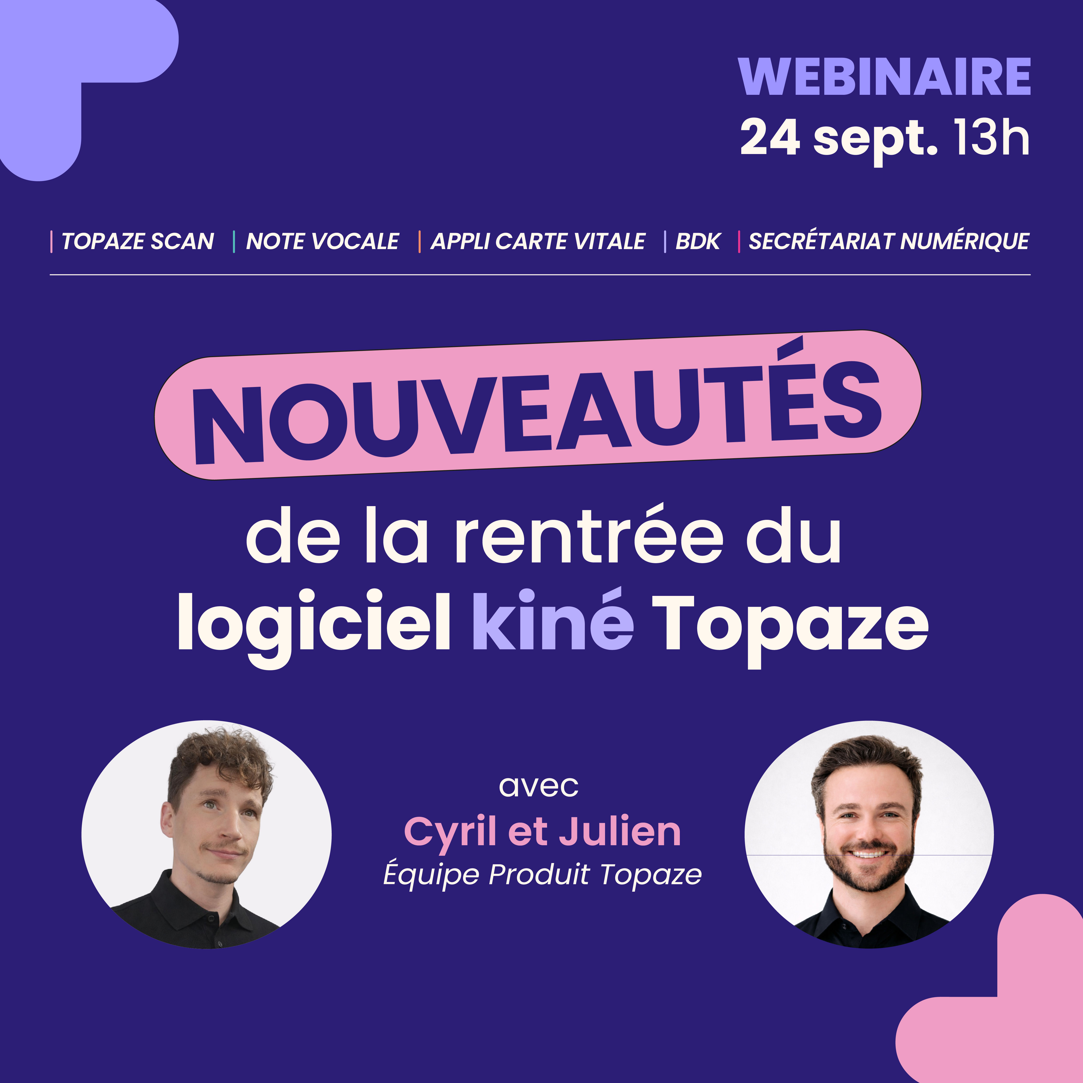 webinaire logiciel kiné